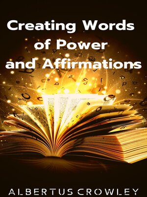 cover image of Creating Words of Power and Affirmations